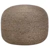 vidaXL Pouf fait à la main Gris clair 45 x 30 cm Jute