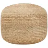 vidaXL Pouf fait à la main 45 x 30 cm Jute
