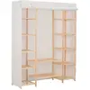 vidaXL Garde-robe Blanc 135 x 40 x 170 cm Tissu