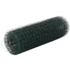 vidaXL Grillage acier avec revêtement en PVC 25x0,5 m vert