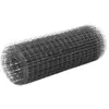 vidaXL Grillage Acier avec revêtement en PVC 10x0,5 m Gris