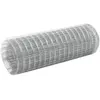 vidaXL Grillage pour volière Acier galvanisé 25x0,5 m Argenté