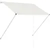 vidaXL Auvent rétractable 150x150 cm Crème