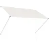 vidaXL Auvent rétractable 200x150 cm Crème