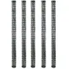 vidaXL Mailles de clôture de jardin 5 pcs PEHD 1x1,2 m Vert