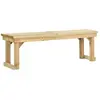 vidaXL Banc de jardin 140 cm Bois de pin imprégné