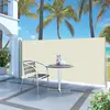 vidaXL Auvent Latéral Rétractable 120 X 300 Cm Blanc Cassé