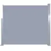 vidaXL Auvent Latéral Rétractable 120 X 300 Cm Gris