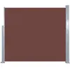 vidaXL Auvent Latéral Rétractable 120 X 300 Cm Marron