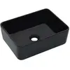 vidaXL Lavabo 40x30x13 cm Céramique Noir