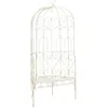 vidaXL Banc de jardin 95 cm Fer Blanc antique