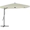 vidaXL Parasol d'extérieur avec mât en acier 250 x 250 cm Anthracite