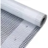 vidaXL Bâche Leno 260 g/m² 4 x 10 m Blanc
