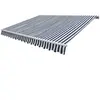 vidaXL Auvent pliable manuel 300 cm Bleu/blanc