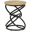 vidaXL Table d'appoint Bois de manguier solide 40x50 cm