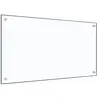 vidaXL Dosseret de cuisine Transparent 90x50 cm Verre trempé
