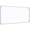 vidaXL Dosseret de cuisine Transparent 100x50 cm Verre trempé