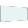vidaXL Dosseret de cuisine Blanc 100x50 cm Verre trempé