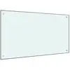 vidaXL Dosseret de cuisine Blanc 100x60 cm Verre trempé