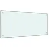 vidaXL Dosseret de cuisine Blanc 90x40 cm Verre trempé