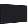 vidaXL Dosseret de cuisine Noir 100x60 cm Verre trempé