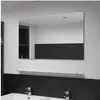 vidaXL Miroir mural avec étagère 100x60 cm Verre trempé