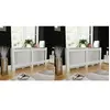 vidaXL Cache-radiateurs 2 pcs blanc MDF 172 cm