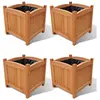 vidaXL Lits surélevés 4 pcs 30 x 30 x 30 cm