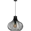 Agila Hanglamp 1 lichts d: 38cm zwart - Modern - Freelight