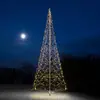 Fairybell LED Buiten Kerstboom voor in de vlaggenmast - 10 meter - 400...