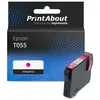 PrintAbout huismerk Inktcartridge T055 (C13T055340) Magenta Geschikt v...