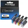 PrintAbout huismerk Inktcartridge LC-1280XLVALBP 4-kleuren Multipack H...