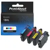 PrintAbout - Inktcartridge / Alternatief voor de Epson T1811 / 4 Kleuren