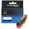 PrintAbout huismerk Inktcartridge 24XL (C13T24344012) Geel Hoge capaci...