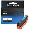 PrintAbout huismerk Inktcartridge 24XL (C13T24324012) Cyaan Hoge capac...