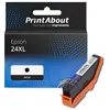 PrintAbout huismerk Inktcartridge 24XL (C13T24314012) Zwart Hoge capac...