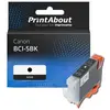 PrintAbout huismerk Inktcartridge BCI-5BK Zwart Geschikt voor Canon