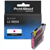 PrintAbout huismerk Inktcartridge LC-985M Magenta Geschikt voor Brothe...