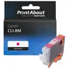 PrintAbout huismerk Inktcartridge CLI-8M Magenta Geschikt voor Canon