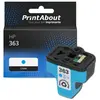 PrintAbout huismerk Inktcartridge 363 (C8771EE) Cyaan Geschikt voor HP