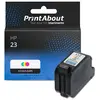 PrintAbout huismerk Inktcartridge 23 (C1823D) 3-kleuren geschikt voor HP