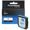 PrintAbout huismerk Inktcartridge 88XL (C9391AE) Cyaan Hoge capaciteit...