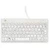 R-Go Compact Break - Clavier - avec indicateur de rupture intégré - USB-C - AZERTY - Français - blanc