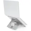 R-Go Tools Riser flexible, Support pour notebook, Argent