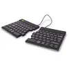 R-Go Split Clavier Bluetooth 5.0 avec logiciel Anti-RSI Design ergonomique avec clavier divisé QWERTY US Noir