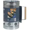 AC-DÉCO Barbecues - Cheminée d'allumage à charbon - Starter barbecue D 16 x H 27.5 cm Argenté