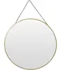 Miroir doré suspendu avec chaînette D29