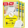 PIC Piège à Mites des Vêtements Paquet de Trois = 6 - Produit Anti Mit...