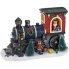 Kersthuisjebestellen.nl Kersttafereel - Kerstdorp - Stoomlocomotief - Trein met ledverlichting - 2ass - B/O