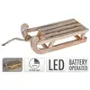 OSE Deco Slee met 25 Warmwitte LED's 31,5x14,5x10,5 cm Natuur gemaakt van hout